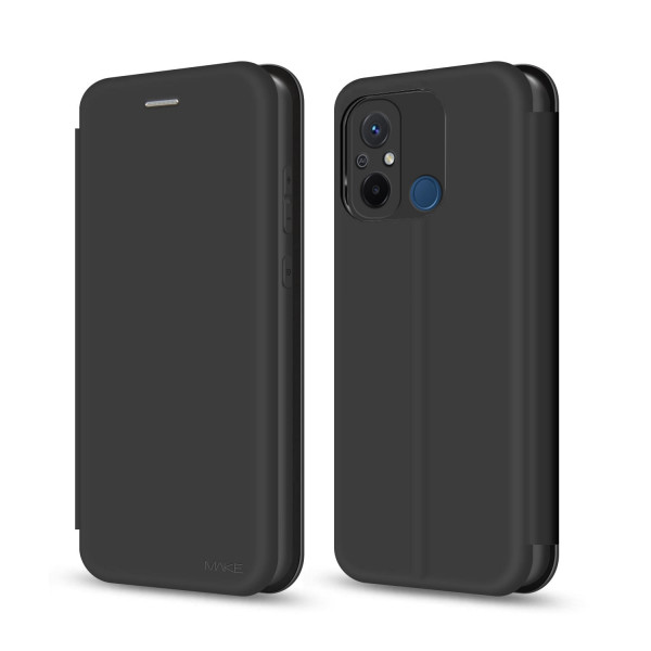 Фото - Чохол для смартфону MAKE for Xiaomi Redmi 12C Flip Black (MCP-XR12CBK)