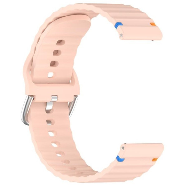 Фото - Ремінець для смарт-годинника BeCover Ribbed Tape (22mm) for Samsung Galaxy Watch (46mm) / Watch 3 (45mm) / Gear S3 Classic / Gear S3 Frontier Pink (714279)