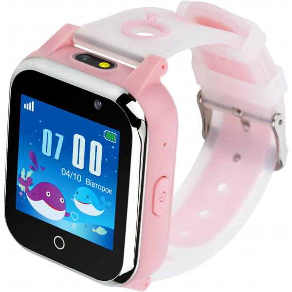 Фото - Уценка - Детские часы Aura A100 Tracker/WIFI Pink (AUR-A100-P)