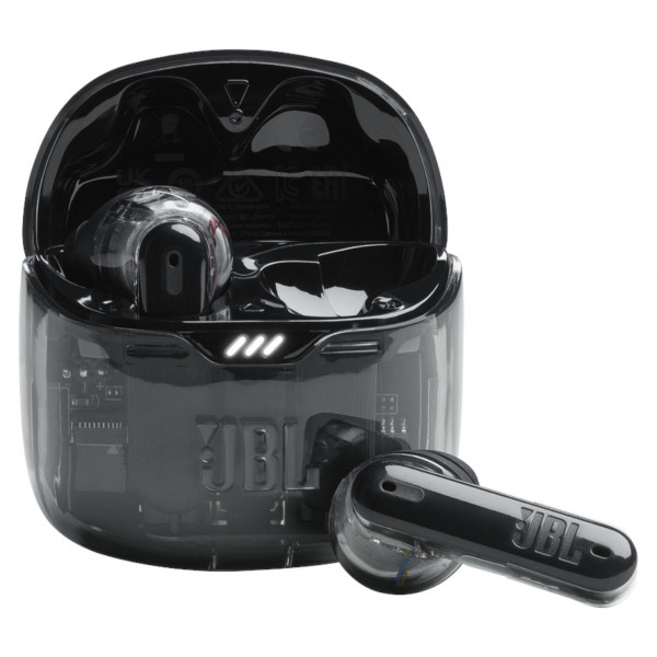Фото - Навушники вкладиші бездротові TWS JBL Tune Flex 2 Ghost Black (JBLTFLEX2GBLK) Фото - Навушники вкладиші бездротові TWS JBL Tune Flex 2 Ghost Black (JBLTFLEX2GBLK)