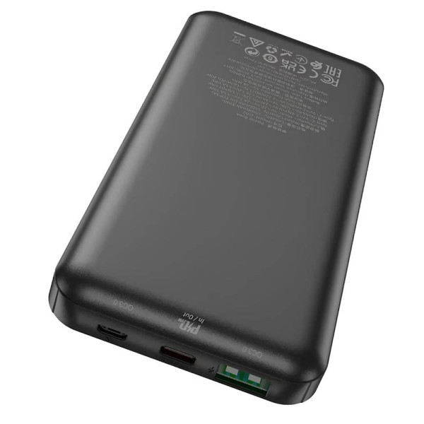 Фото - Батарея мобільна HOCO J102 Cool figure PD20W+QC3.0 10 000mAh Black (6931474783608)