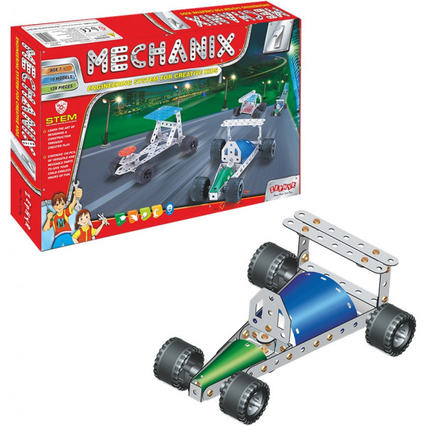 Фото - Металевий конструктор ZEPHYR "MECHANIX" №1 (127 елм./10 моделей) (1003)