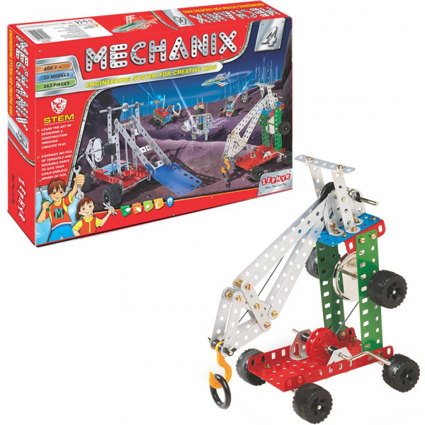 Фото - Металевий конструктор ZEPHYR "MECHANIX" №4 (263 елм./20 моделей) (1006) Фото - Металевий конструктор ZEPHYR "MECHANIX" №4 (263 елм./20 моделей) (1006)