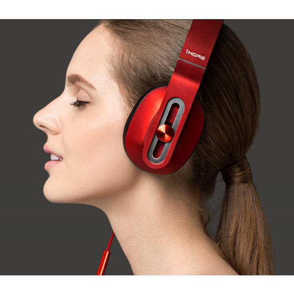 Фото - Наушники накладные проводные 1MORE Over Ear Headphones Red (MK801)