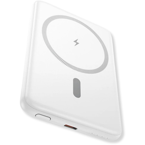 Фото - Батарея мобильная HOCO J140A Tony Magnetic MagSafe 15W + PD20W (5000 mAh) White (714867)