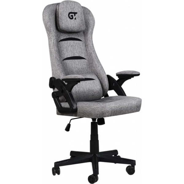 Фото - Крісло для геймерів GT Racer X-5993-1 Fabric Gray