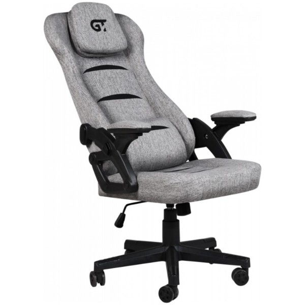 Фото - Крісло для геймерів GT Racer X-5993-1 Fabric Gray