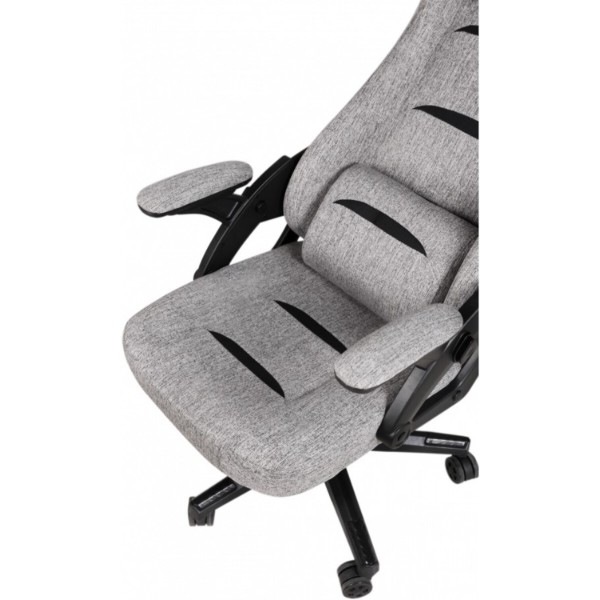 Фото - Крісло для геймерів GT Racer X-5993-1 Fabric Gray