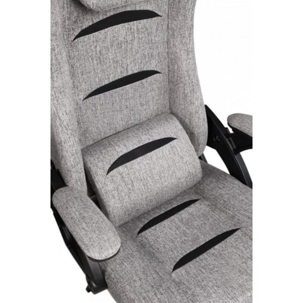 Фото - Крісло для геймерів GT Racer X-5993-1 Fabric Gray