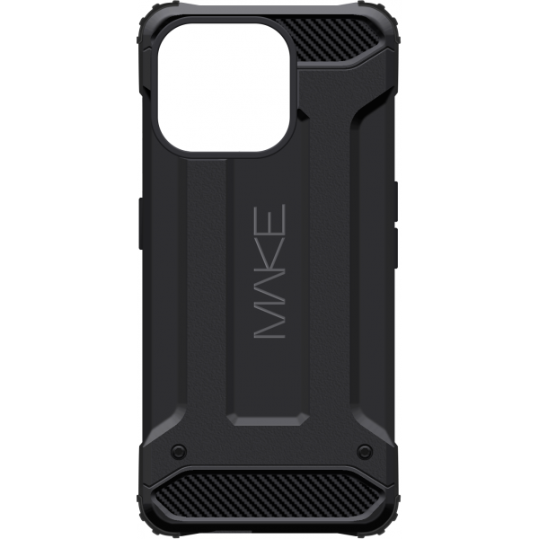 Фото - Чохол для смартфону MAKE for Apple iPhone 15 Pro Panzer Black (MCN-AI15PBK) Фото - Чохол для смартфону MAKE for Apple iPhone 15 Pro Panzer Black (MCN-AI15PBK)