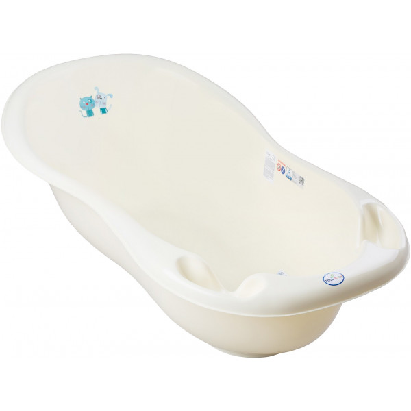 Фото - Дитяча ванночка Tega Baby LUX Пес і Кіт зі зливом 102 см, жовта (PK-005ODPLYW-102)