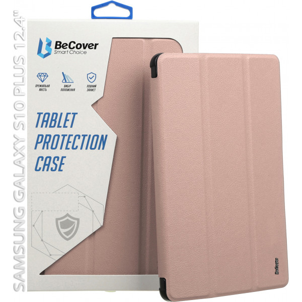 Фото - Чехол для планшета BeCover Smart Case for Samsung Galaxy Tab S10 Plus (SM-X820/SM-X826) 12.4" Rose Gold (712240)