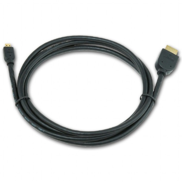 Фото - Кабель HDMI Cablexpert HDMI - micro-HDMI V 2.0 (M/M) 1.8m Black (CC-HDMID-6)
