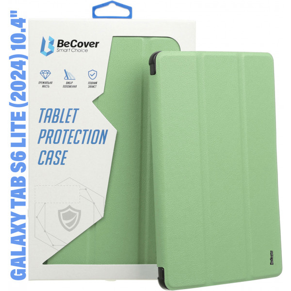 Фото - Чохол для планшета BeCover Soft Edge for Samsung Galaxy Tab S6 Lite (2024) 10.4" P620/P625/P627 Green (710842)