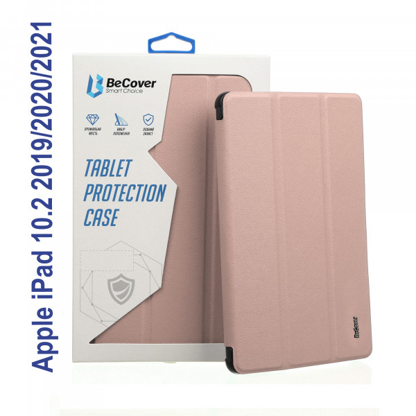 Фото - Чохол для планшету BeCover Soft Edge з кріпленням Apple Pencil for Apple iPad 10.2 2019/2020/2021 Pink (706815)