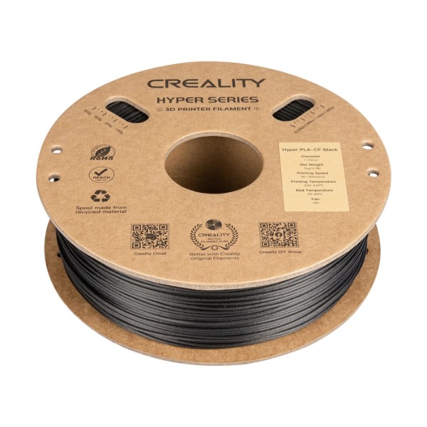 Фото - Нитка для PLA-картриджа Creality -CF Filament 1.75 мм 1 кг Black (3301060015)