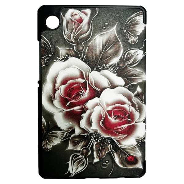 Фото - Чохол для планшету BeCover Smart Case for Samsung Galaxy Tab A9 SM-X115 8.7" Black Rose (711266)