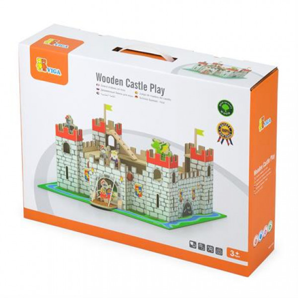 Фото - Набір ігрових фігурок Viga Toys Іграшковий замок (50310)