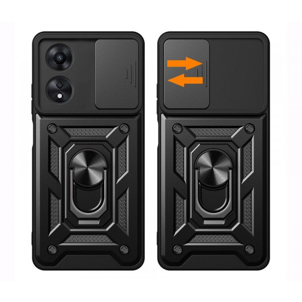Фото - Чохол для смартфону BeCover Military for Oppo A58 4G Black (710713)