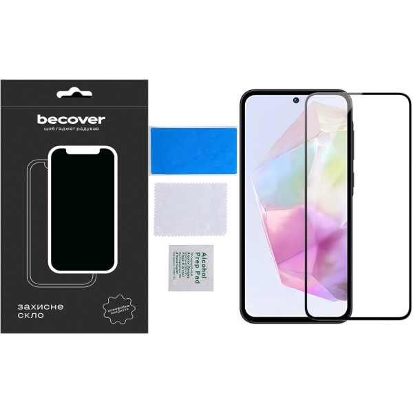 Фото - Захисне скло для смартфону BeCover for Samsung Galaxy A35 5G SM-A356 Black (711071)