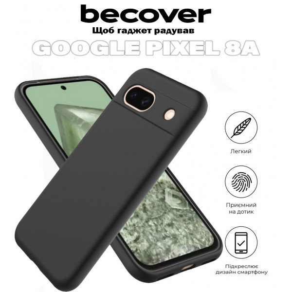 Фото - Чохол для смартфону BeCover for Google Pixel 8a Black (711661)