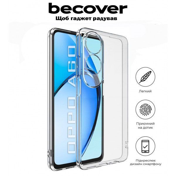 Фото - Чохол для смартфону BeCover for Oppo A60 Transparancy (711888)