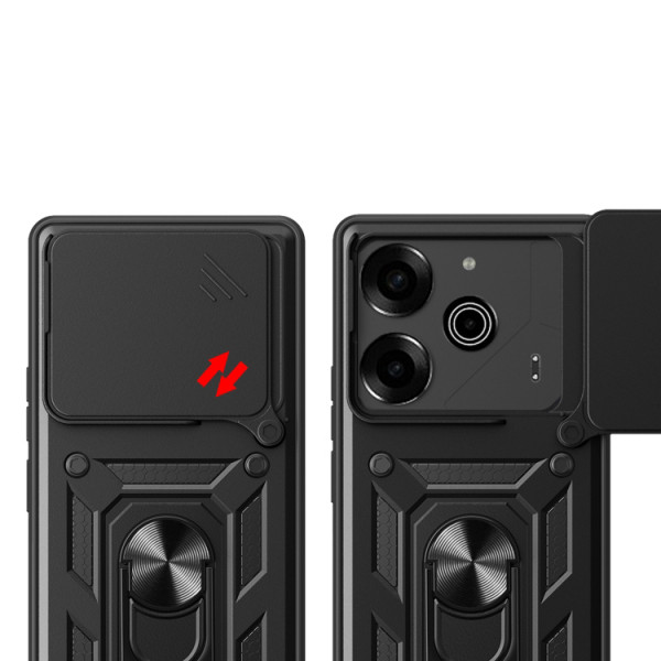 Фото - Чохол для смартфону BeCover Military for Tecno POVA 6 (LI7) Black (712167)