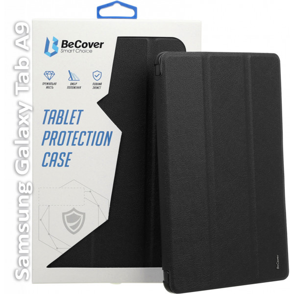 Фото - Чохол для планшету BeCover Smart Case for Samsung Galaxy Tab A9 SM-X115 8.7" Black (709902)
