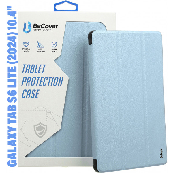 Фото - Чохол для планшета BeCover Soft Edge for Samsung Galaxy Tab S6 Lite (2024) 10.4" P620/P625/P627 Light Blue (710841)