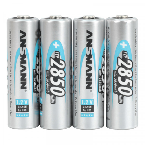 Фото - Акумулятор тип AA Ansmann AA 4 X 2850 mAh NiMH 1.2V PREMIUM (5035212)
