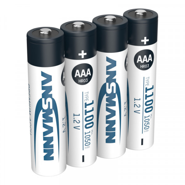 Фото - Акумулятор тип AAA Ansmann AAA 4 X 1100 mAh NiMH 1.2V PREMIUM (5035232)