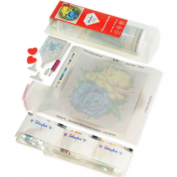 Фото - Алмазний живопис Ideyka "Сталева міць" 30х40 см (AMC7484)