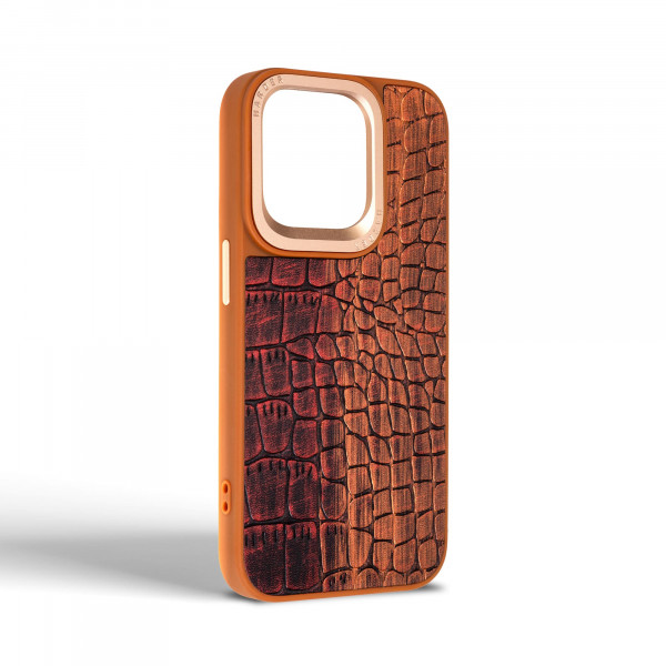 Фото - Чехол для смартфона Harder Glamorous Croco for Apple iPhone 14 Pro Magma (ARM76772)