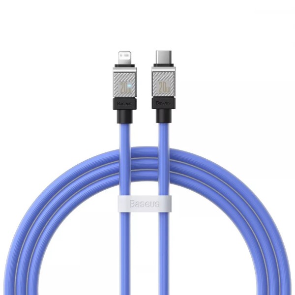Фото - Кабель Baseus CoolPlay Series Type-C to Lightning 20W 1 m Blue (CAKW000003)