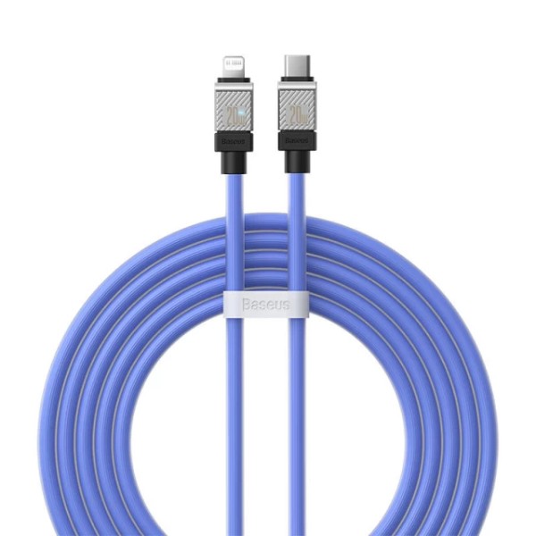 Фото - Кабель Baseus CoolPlay Series Type-C to Lightning 20W 2 m Blue (CAKW000103)