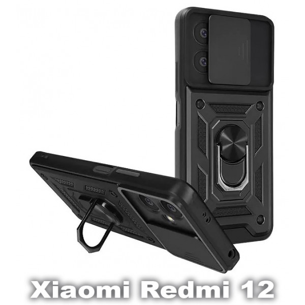 Фото - Чохол для смартфону BeCover Military for Xiaomi Redmi 12 Black (710009)