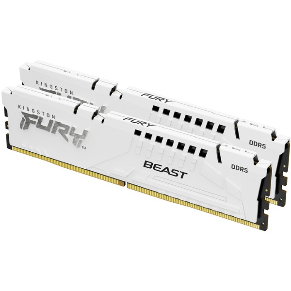 Фото - Память DDR Kingston FURY Beast EXPO 2х16GB 6800 DDR5 White (KF568C34BWEK2-32) Фото - Память DDR Kingston FURY Beast EXPO 2х16GB 6800 DDR5 White (KF568C34BWEK2-32)