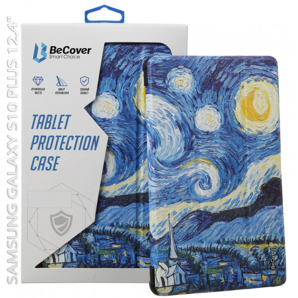 Фото - Чохол для планшету BeCover Smart Case for Samsung Galaxy Tab S10 Plus (SM-X820/SM-X826) 12.4" Night (712245)