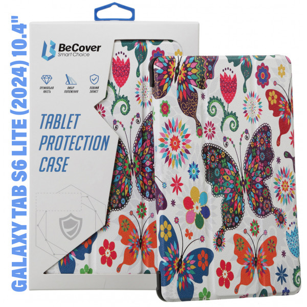 Фото - Чехол для планшета BeCover Smart Case for Samsung Galaxy Tab S6 Lite (2024) 10.4" P620/P625/P627 Butterfly (710824)
