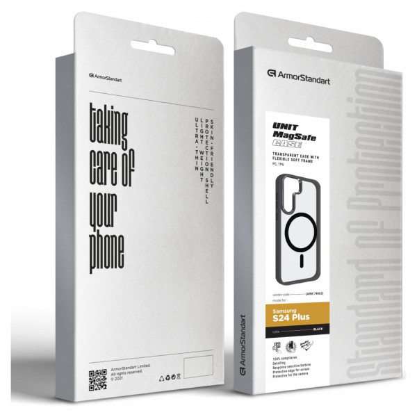 Фото - Чохол для смартфону Armorstandart Unit MagSafe for Samsung S24 Plus Black (ARM74863)
