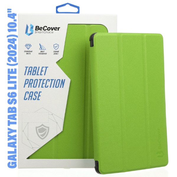 Фото - Чохол для планшета BeCover Smart Case for Samsung Galaxy Tab S6 Lite (2024) 10.4" P620/P625/P627 Green (710815)
