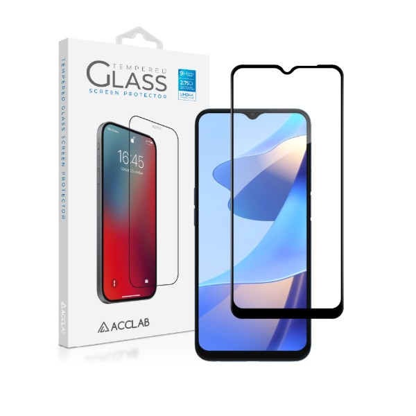 Фото - Защитное стекло для смартфона ACCLAB Full Glue for Oppo A16 Black (1283126522024)