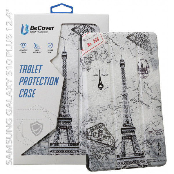 Фото - Чохол для планшету BeCover Smart Case for Samsung Galaxy Tab S10 Plus (SM-X820/SM-X826) 12.4" Paris (712246)