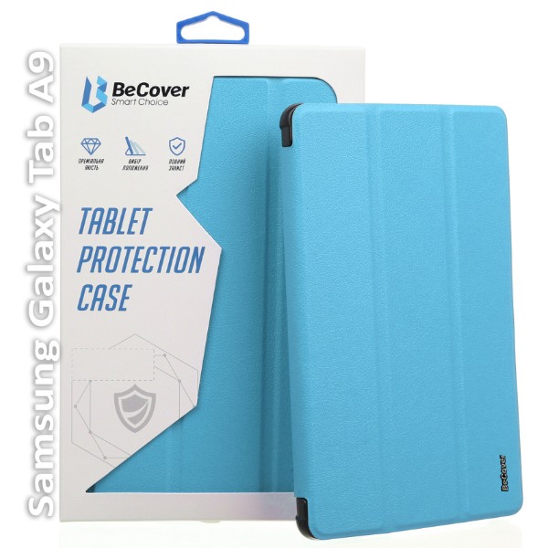 Фото - Чехол для планшета BeCover Smart Case for Samsung Galaxy Tab A9 SM-X115 8.7" Blue (709906)