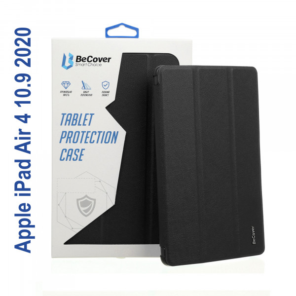 Фото - Чохол для планшету BeCover Soft Edge з кріпленням Apple Pencil for Apple iPad Air 4 10.9 2020/2021 Black (706817)