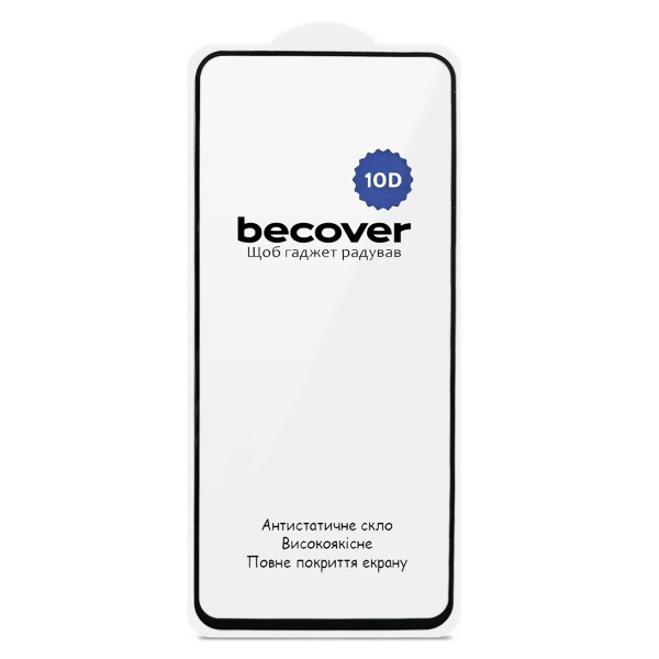 Фото - Захисне скло для смартфону BeCover for Tecno Spark 40 4G (KM5) 10D Black (714923)