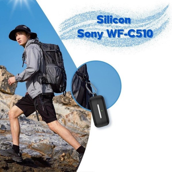Фото - Чохол для навушників BeCover for Sony WF-C510 Black (714839)