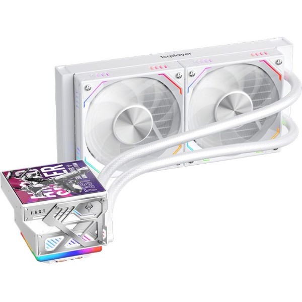 Фото - Водяна система охолодження 1stPlayer FT-240 White