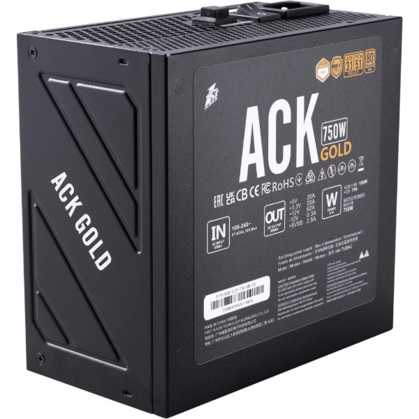 Фото - Блок питания для ПК 1stPlayer HA-750BA2 750W (ACK-GLD-750-BK-EU)