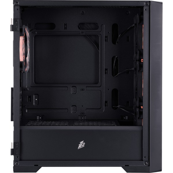 Фото - Корпус 1stPlayer T4-G-BK-4FS7 Black